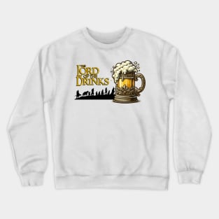 Drink beer like an adventurer Crewneck Sweatshirt